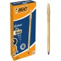 BIC CRISTAL SHINE penna Biro fusto Oro punta 1.0 mm Blu 20 Pz 526281