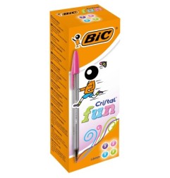 BIC Cristal Large Fun penna a sfera punta larga 1.6 mm 20 Pz Assortiti 895793
