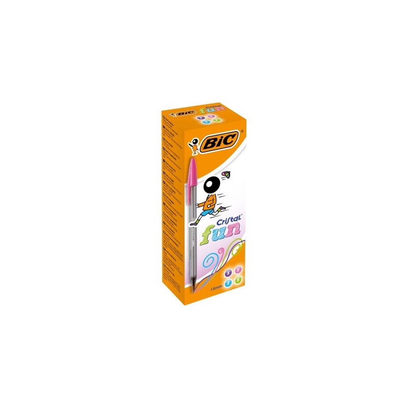 BIC Cristal Large Fun penna a sfera punta larga 1.6 mm 20 Pz Assortiti 895793