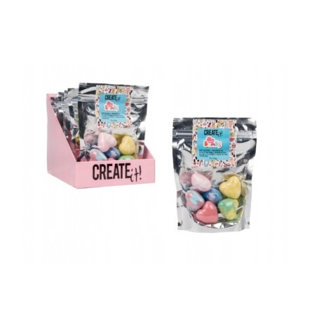 MGG Create It! Bombe Frizzanti Cuori 7pz
 CRE84419
