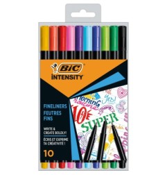 BIC Intensity fineliner punta fine 0.4 mm 10 colori assortiti 10117