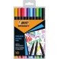 BIC Intensity fineliner punta fine 0.4 mm 10 colori assortiti 10117