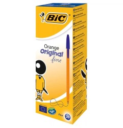 BIC Orange Fine Penna sfera blu punta fine 0,8 mm 20 Pz