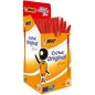 BIC Cristal Fine Penna sfera rossa punta fine 0,8 mm 50 Pz 872720