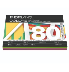 FABRIANO  250 fg Carta fotocopie Fabriano Colore A4 80gr mix forti 19100809