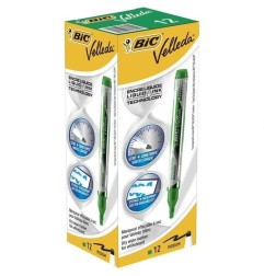 BIC VELLEDA Marcatore ad Inchiostro Liquido con Punta Tonda VERDE 902090