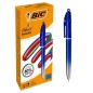 BIC 4 Colours Smooth Gradient penna a sfera punta media 1 mm fusto blu 12 Pz