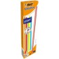 BIC Matite Nere Evolution Stripes 646 HB Multicolor 12 Pz 918487