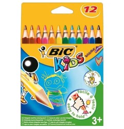 BIC Kids Evolution Triangle set matite colorate triangolari 12 Pz 829735