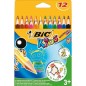 BIC Kids Evolution Triangle set matite colorate triangolari 12 Pz 829735