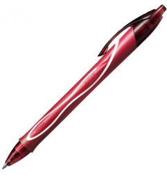 BIC Atlantis Premium Gel penna retrattile rossa punta 1 mm 12 Pz 895799