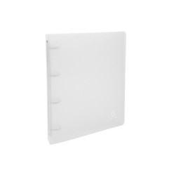 EXACOMPTA Raccoglitore in PPL 4 Anelli d.30mm 22x30cm - Trasparente Neutro 51264E