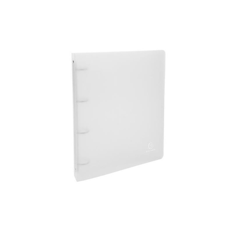 EXACOMPTA Raccoglitore in PPL 4 Anelli d.30mm 22x30cm - Trasparente Neutro 51264E