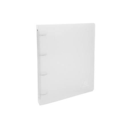 EXACOMPTA Raccoglitore in PPL 4 Anelli d.30mm 22x30cm - Trasparente Neutro 51264E