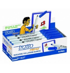 Fila Tratto MEMO marcatore lavagna punta tonda blu 12 Pz 854001