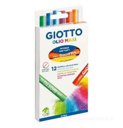 Giotto Oil Maxi pastelli a olio extra-large 12 colori 2934