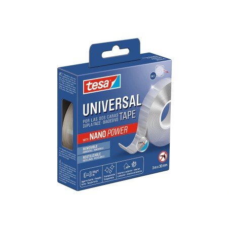 NASTRO BIADESIVO TESA NANO POWER mm.30X3mt 55810 RIUTILIZZABILE