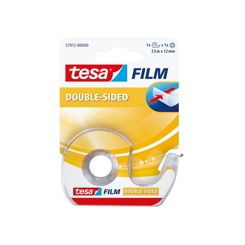 NASTRO BIADESIVO C/CHIOCC. 12x7,5mt TESA 57912