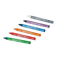 Giotto Cera Super Washable set 24 pastelli a cera lavabili punta tonda 2822