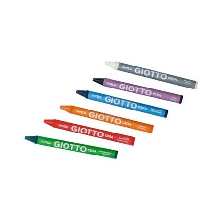 Giotto Cera Super Washable set 24 pastelli a cera lavabili punta tonda 2822