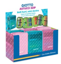 Giotto Smart Shiny astuccio 3 zip con corredo scolastico completo 963100