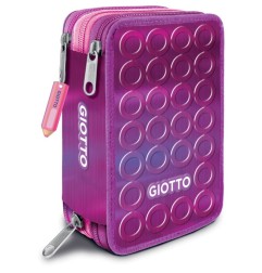 Giotto Smart Shiny astuccio 3 zip con corredo scolastico completo 963100