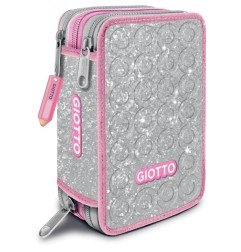 Giotto Smart Shiny astuccio 3 zip con corredo scolastico completo 963100