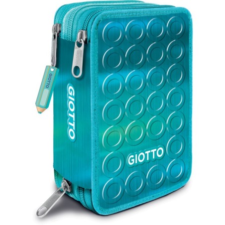 Giotto Smart Shiny astuccio 3 zip con corredo scolastico completo 963100