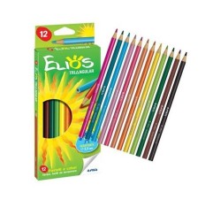 Giotto Elios Pastelli Triangular 12 colori assortiti mina 3.3 mm 273300