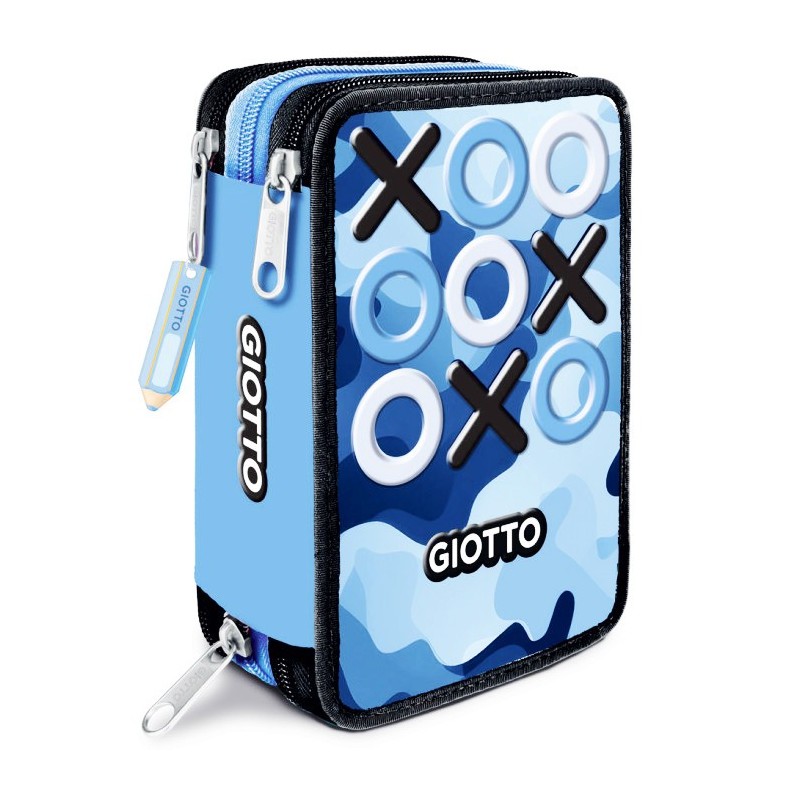 Giotto Astuccio 3 zip Premium Tris collezione con corredo scuola 963000