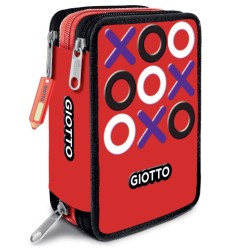 Giotto Astuccio 3 zip Premium Tris collezione con corredo scuola 963000