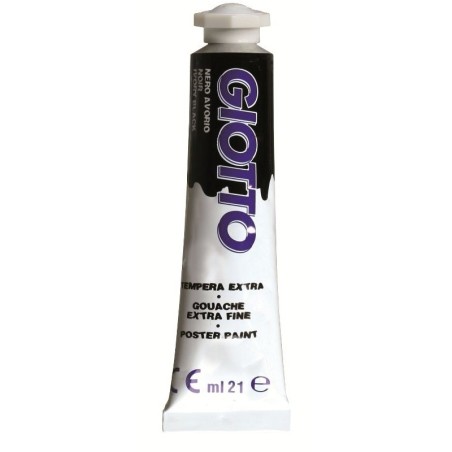 Giotto Tempera Extra ultrafine nero n. 24 21 ml in tubetto 3550