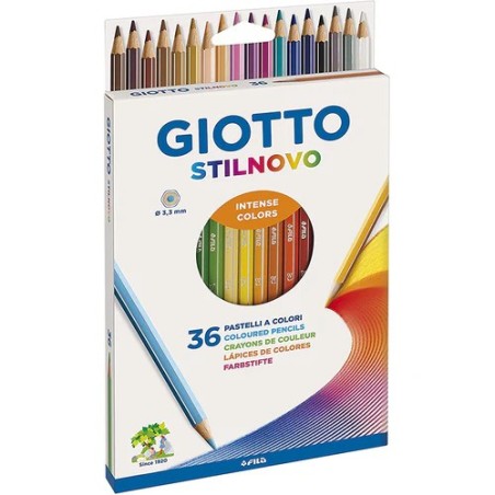 Giotto Stilnovo Pastelli colorati 36 colori assortiti mina Ø 3.3 mm 2567