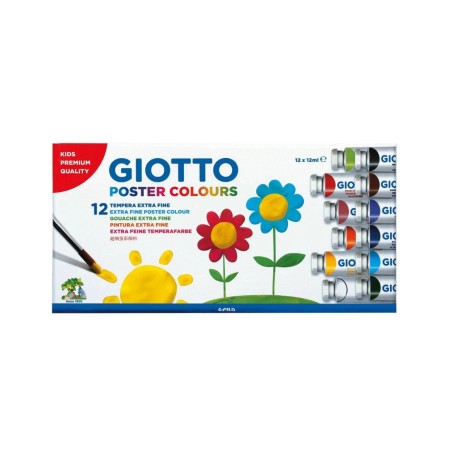 Giotto Poster Colours tempera extra fine 12 tubetti 12 ml F358000