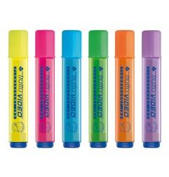 Tratto Video Super Fluorescente barattolo 20 colori assortiti 829200