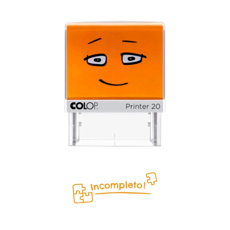 COLOP TIMBRO INSEGNANTI   INCOMPLETO "  163831"