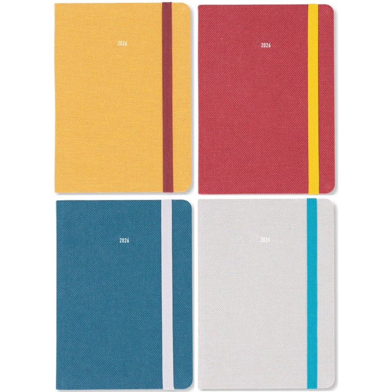 LETTS 2026 RAW A6 GIORNALIERA W/APPS COL.ASS. L082321