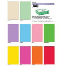 KARTOS 100 fogli Carta regalo generica tinta unita colori ass. 70x100 18011