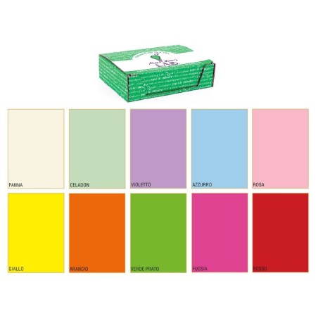 KARTOS 100 fogli Carta regalo generica tinta unita colori ass. 70x100 18011