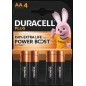 Batterie alcaline Duracell Plus PowerBoost AA 4 pz MN1500/LR6