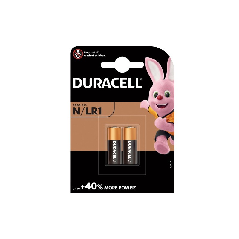 Pila duracell alcalina 1,5v N/L1R MN9100 conf. da 2 pz ApriCancello/Macchina