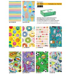 KARTOS 100 fogli Carta Regalo Generica Teens 70x100 18341