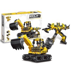 TEOREMA COSTRUZIONI CLICK CLACK ESCAVATORE TRANSFORMER  80933