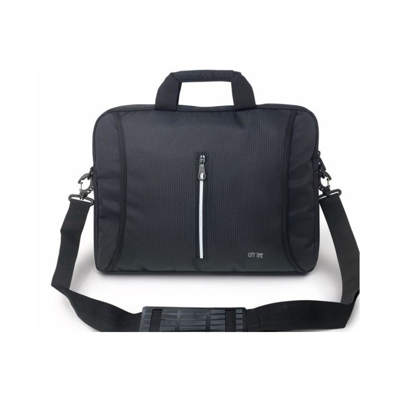 BORSA NIJI P/COMPUTER 3 SCOMPARTI NERO CARBON 81293