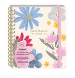 Seven 18 MONTH LARGE SPIRAL WEEKLY AGENDA 25/26 CON DIVISORI  FIOR 31138TE-33007