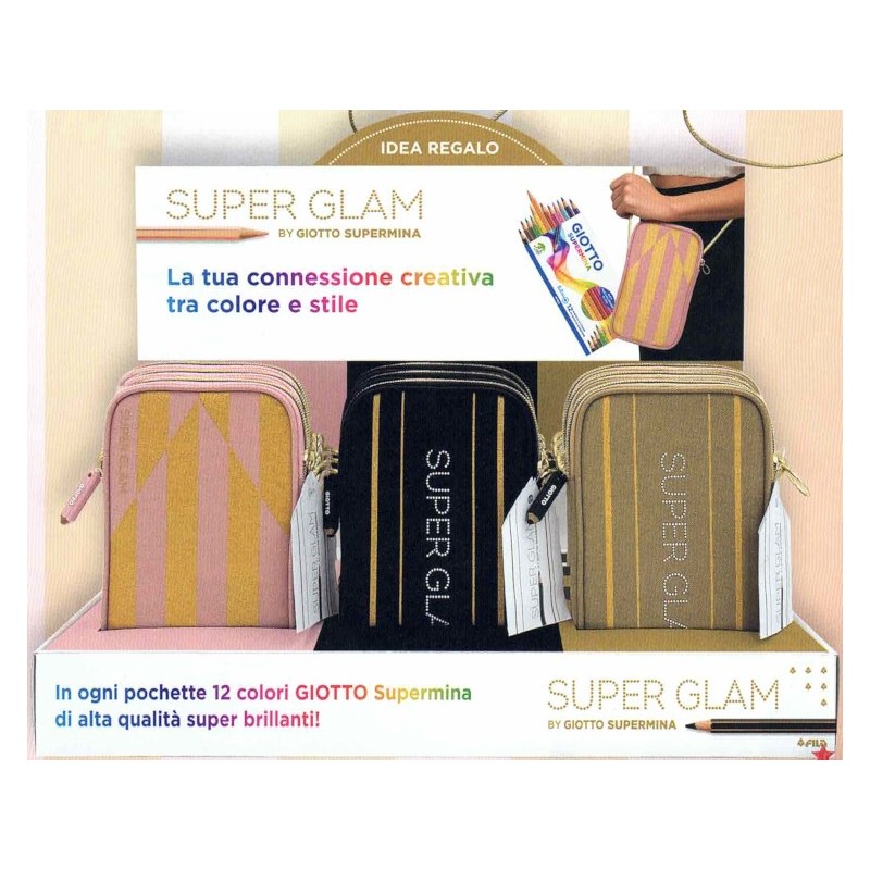 GIOTTO DISPLAY POCHETTE SUPERGLAM  9PZ  F238300