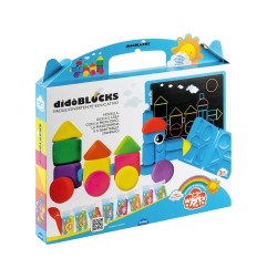 Didò BLOCKS Trenino pasta modellabile 400 g con formina e coltellino F363901