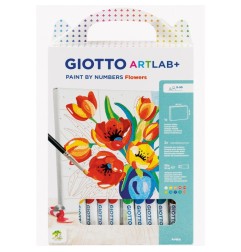 GIOTTO ARTLAB+ PAINT BY NUMBERS FLOWERS F582600