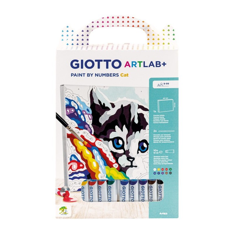 GIOTTO ARTLAB+ PAINT BY NUMBERS CAT F582700