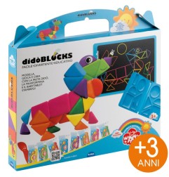 Didò Blocks Bassotto set pasta modellabile 400 g con pad sagome F363900